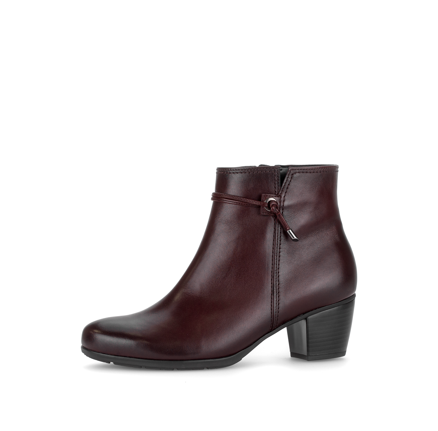 Gabor 8029.01.003 Bordo Burgundy F Fit Block Heel Boots