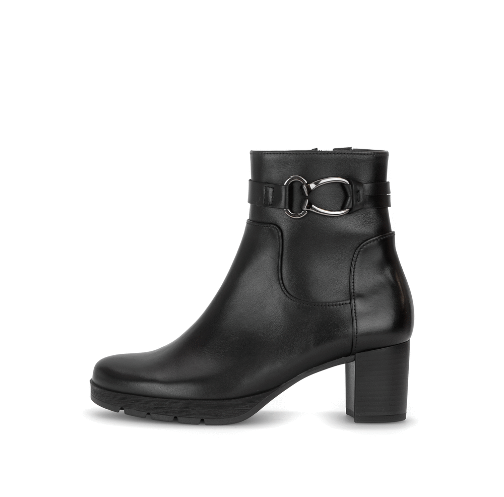 Gabor Comfort 8030.02.003 Black G Fit Block Heel Boots