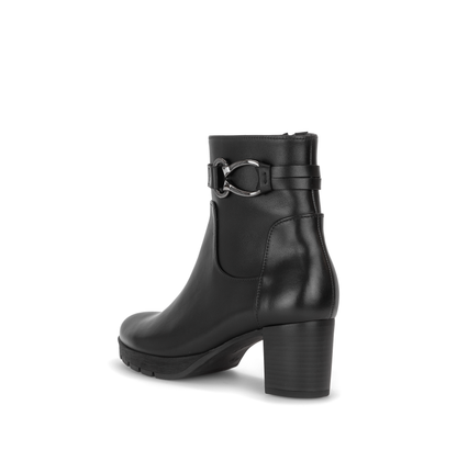 Gabor Comfort 8030.02.003 Black G Fit Block Heel Boots