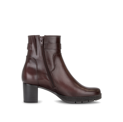 Gabor Comfort 8030.02.005 Bordo Burgundy G Fit Block Heel Boots