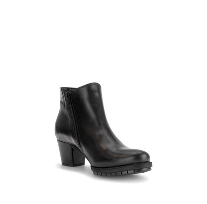 Gabor Comfort 8033.01.001 Black H Fit Block Heel Boots