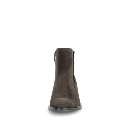 Gabor Comfort 8041.03.002 Mocca Brown Suede G Fit Block Heel Boots