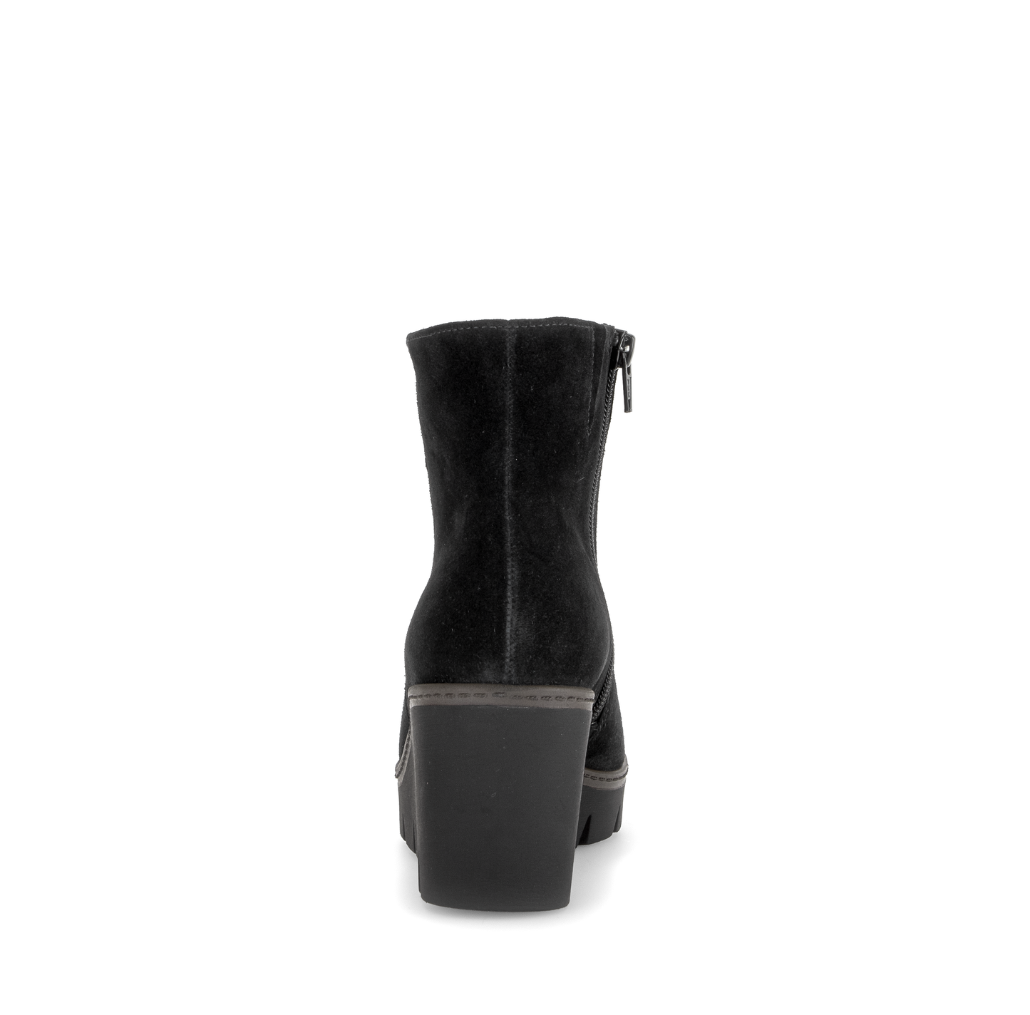 Gabor 8045.01.002 Black Suede Wedge Boots