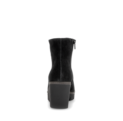 Gabor 8045.01.002 Black Suede Wedge Boots