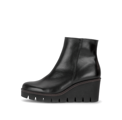Gabor 8045.01.004 Black Wedge Ankle Boots