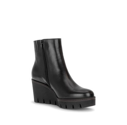 Gabor 8045.01.004 Black Wedge Ankle Boots