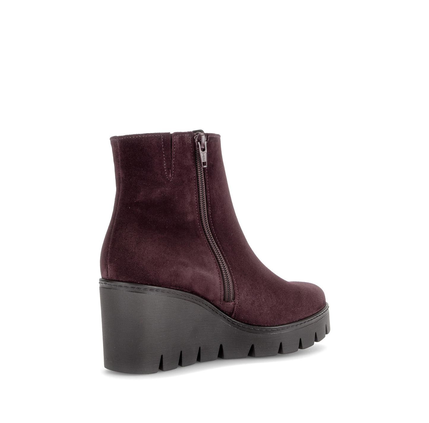 Gabor 8045.01.005 Mulberry Suede Wedge Boots