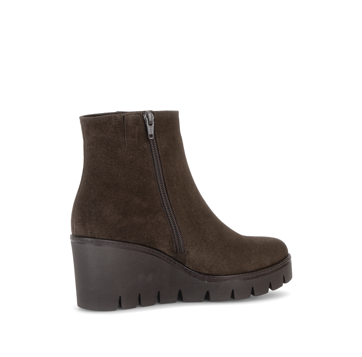 Gabor 8045.01.006 Mocca Brown Suede Wedge Ankle Boots