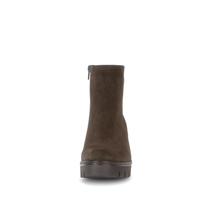 Gabor 8045.01.006 Mocca Brown Suede Wedge Ankle Boots