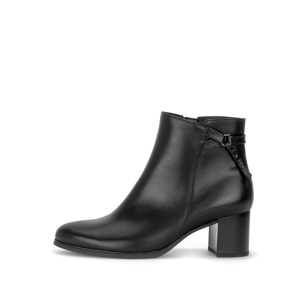 Gabor 8053.01.001 Black Block Heel Boots