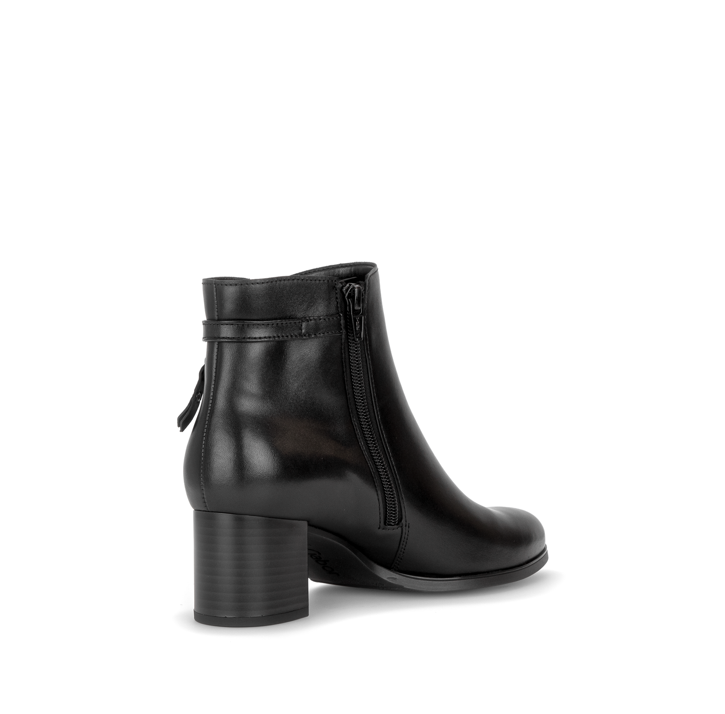 Gabor 8053.01.001 Black Block Heel Boots