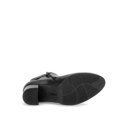 Gabor 8053.01.001 Black Block Heel Boots