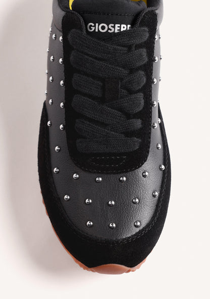 Gioseppo 80657-80657 Black Stud Trainers