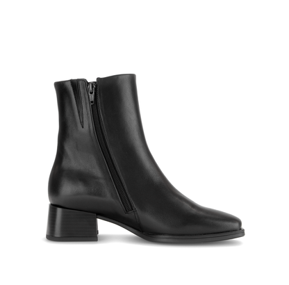 Gabor Comfort 8067.01.001 Black G Fit Block Heel Ankle Boots