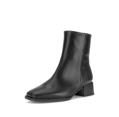 Gabor Comfort 8067.01.001 Black G Fit Block Heel Ankle Boots