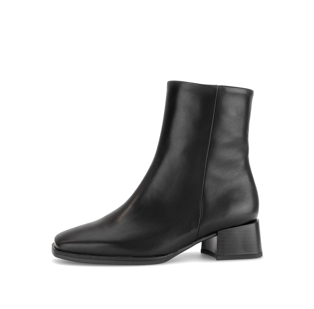 Gabor Comfort 8067.01.001 Black G Fit Block Heel Ankle Boots