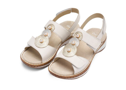 Ara 12-29014 04 Hawaii 2.0 G Fit White Sandals