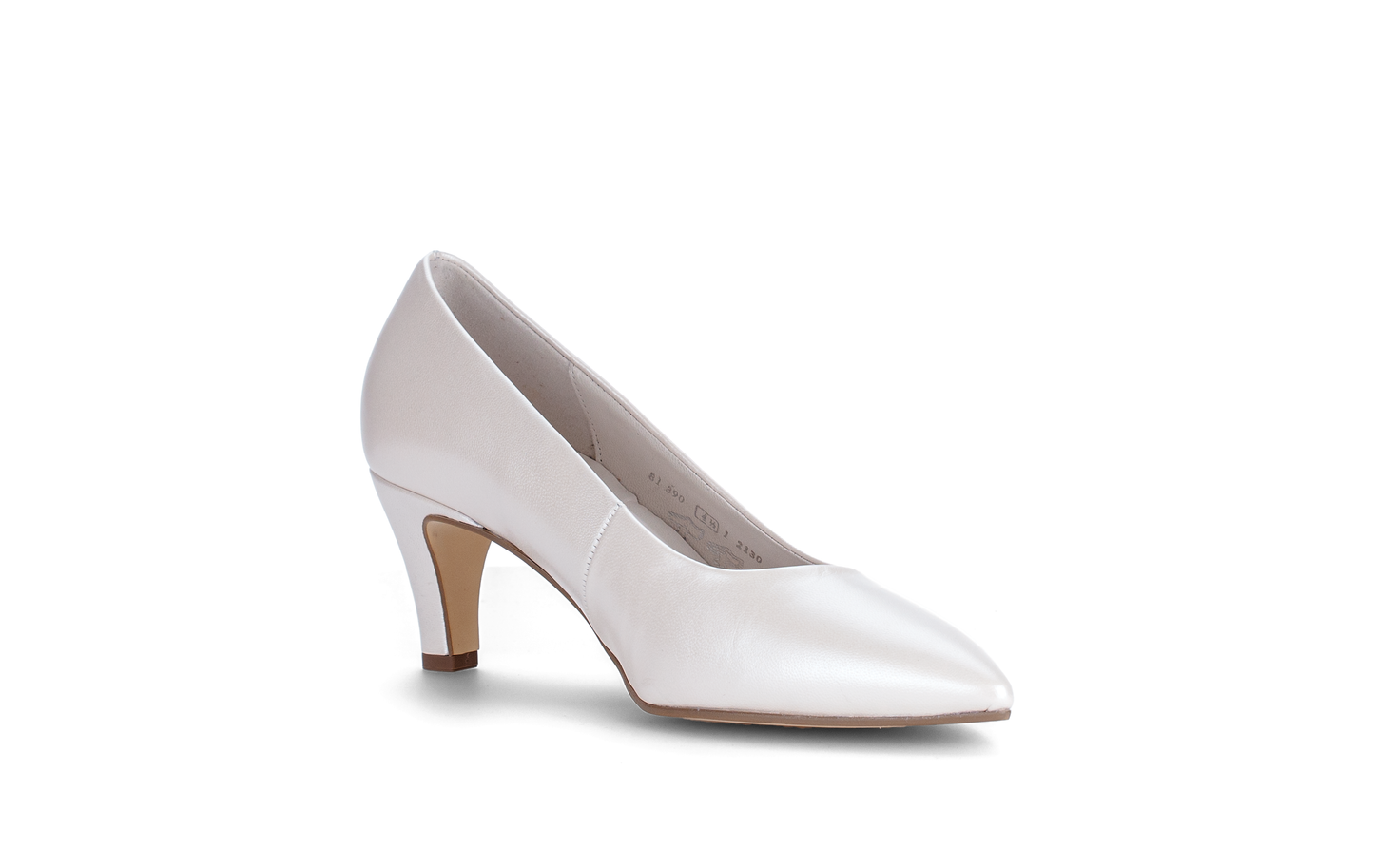 Gabor Comfort 81.390.61 Off White/Pearl G Fit Heels