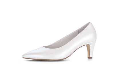 Gabor Comfort 81.390.61 Off White/Pearl G Fit Heels