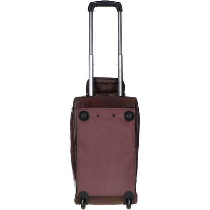 Ashwood Leather 8146 Wheeled Holdall Cow Temponado Brown