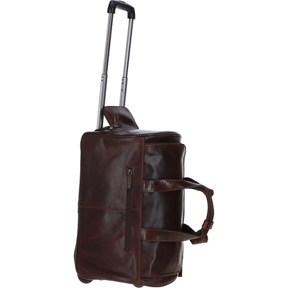 Ashwood Leather 8146 Wheeled Holdall Cow Temponado Brown