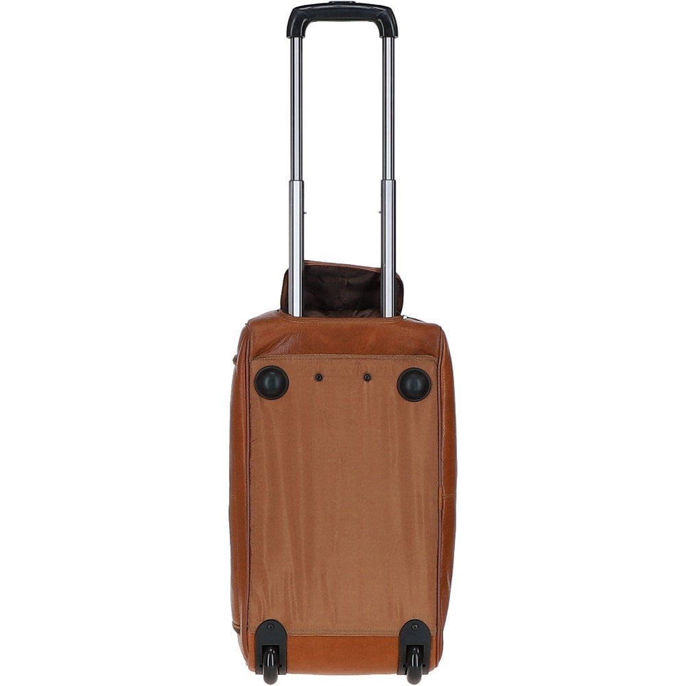 Ashwood Leather 8146 Wheeled Holdall Cow Temponado Tan