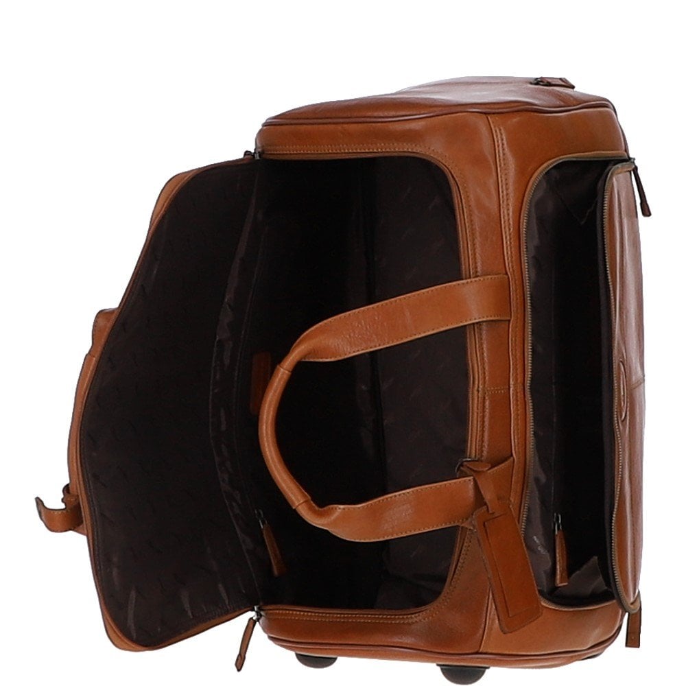 Ashwood Leather 8146 Wheeled Holdall Cow Temponado Tan