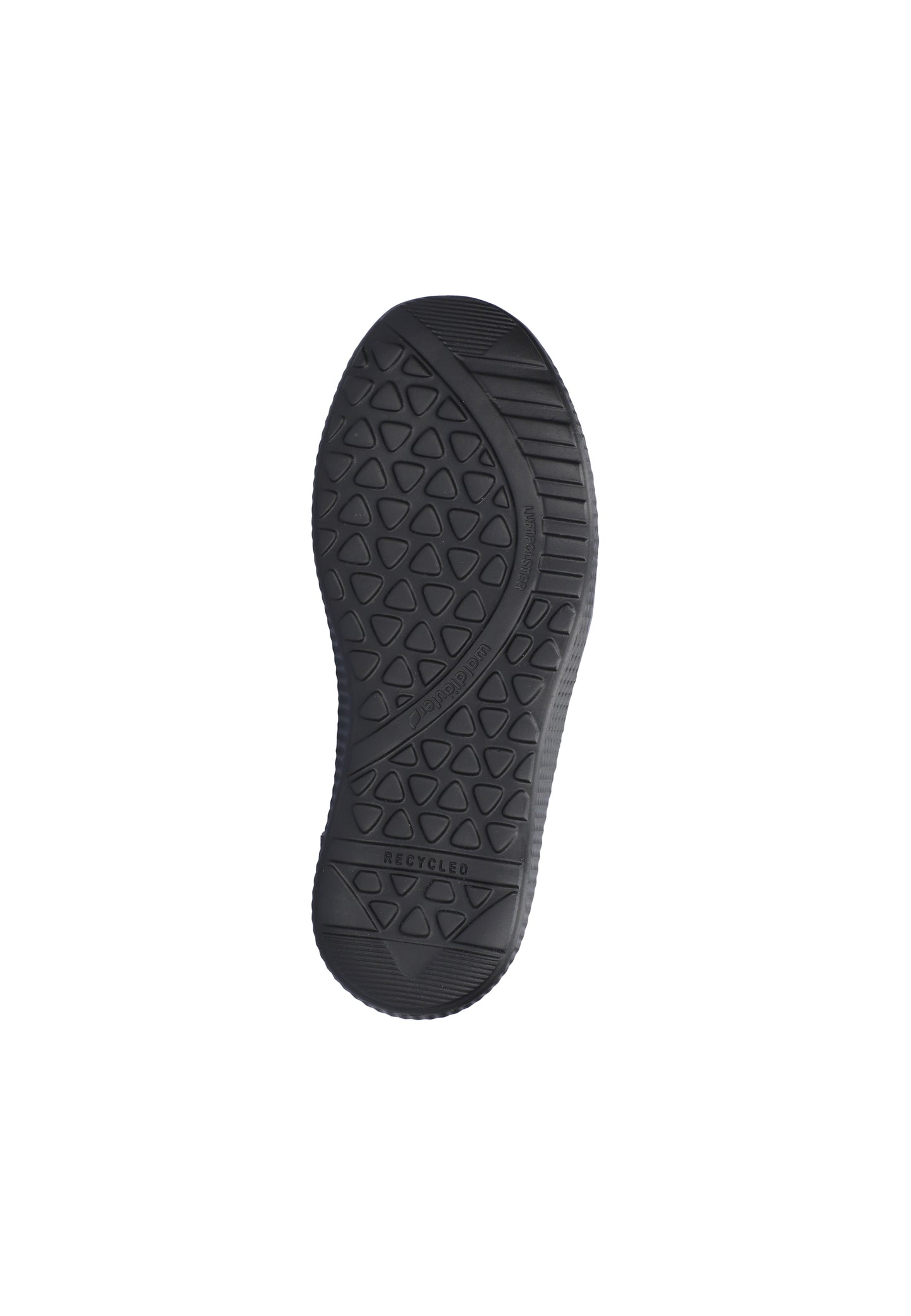 Waldlaufer 815M01 411 001 M Fit Ira Black Patent Lace & Zip Sneakers