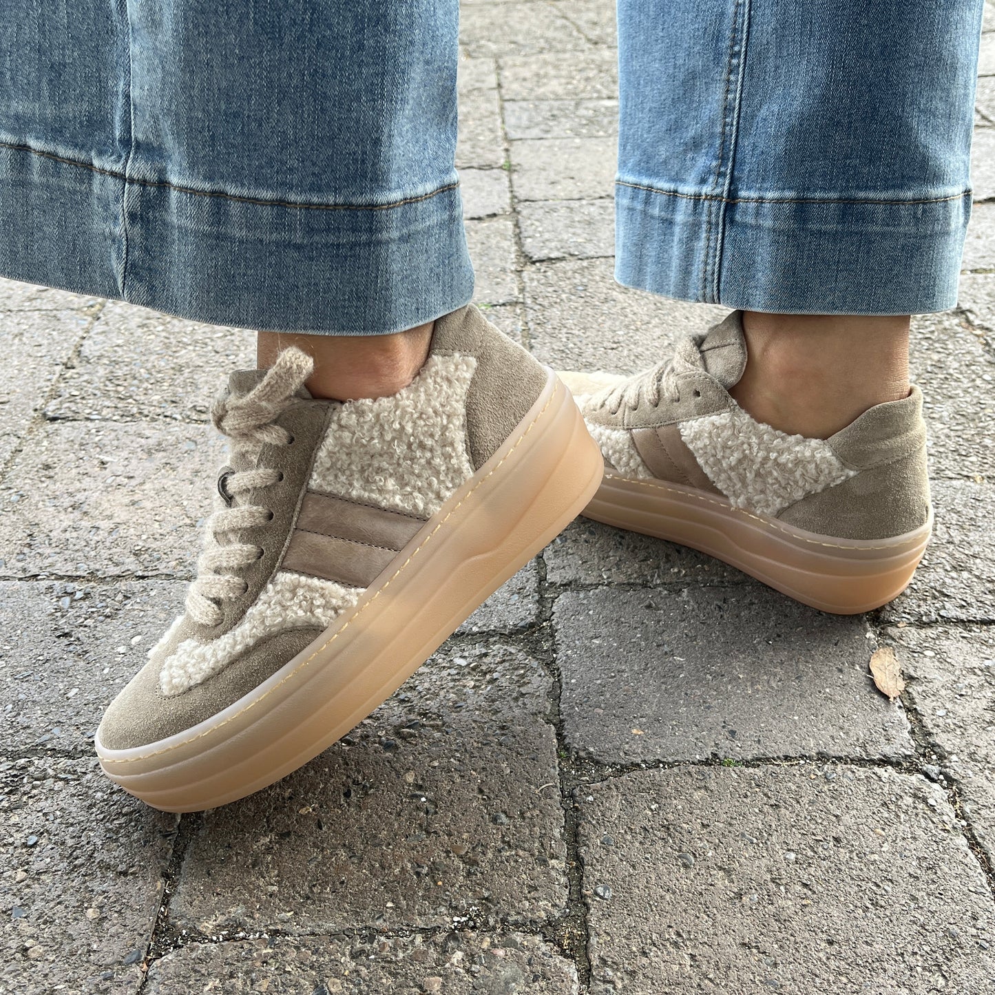 Gabor 73.350.12 Beige Combi Trainers