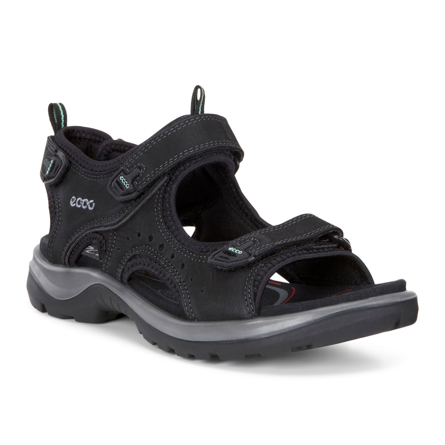 Ecco 822043 02001 Offroad Black Andes II Sandals