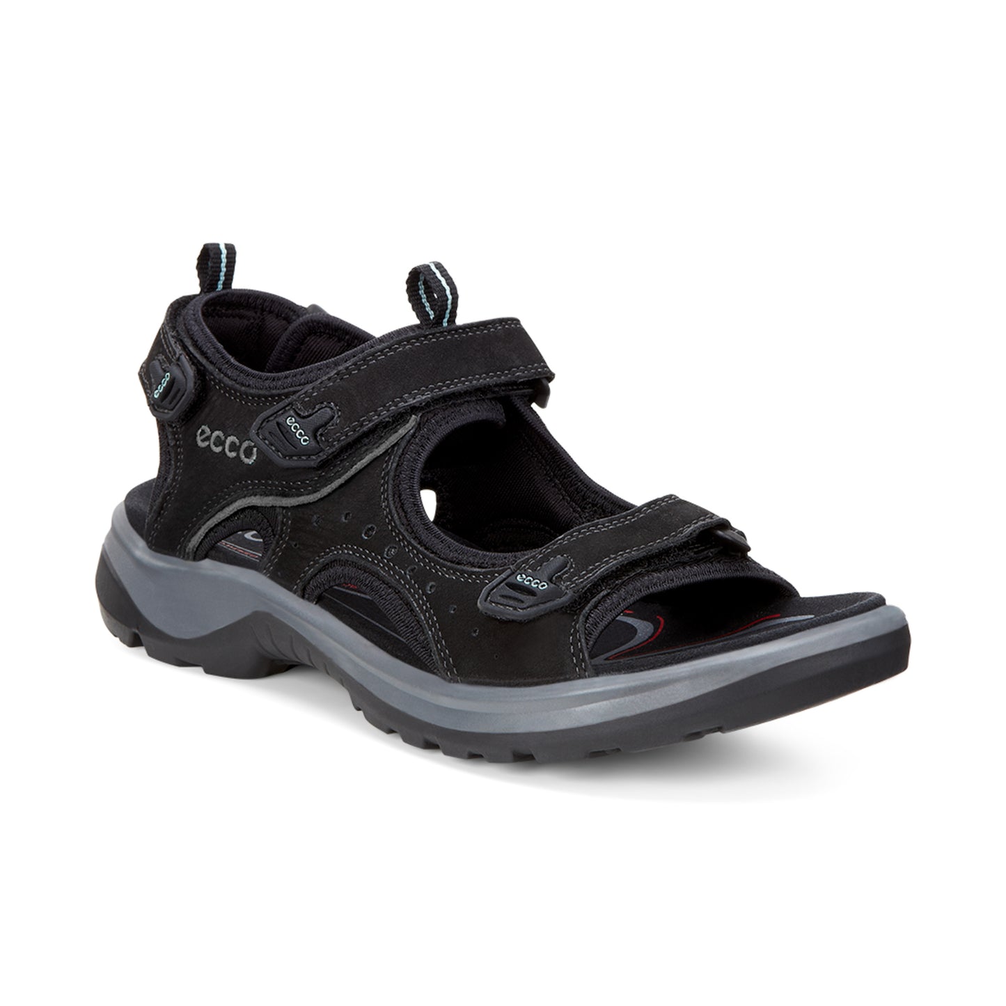 Ecco 822043 02001 Offroad Black Andes II Sandals