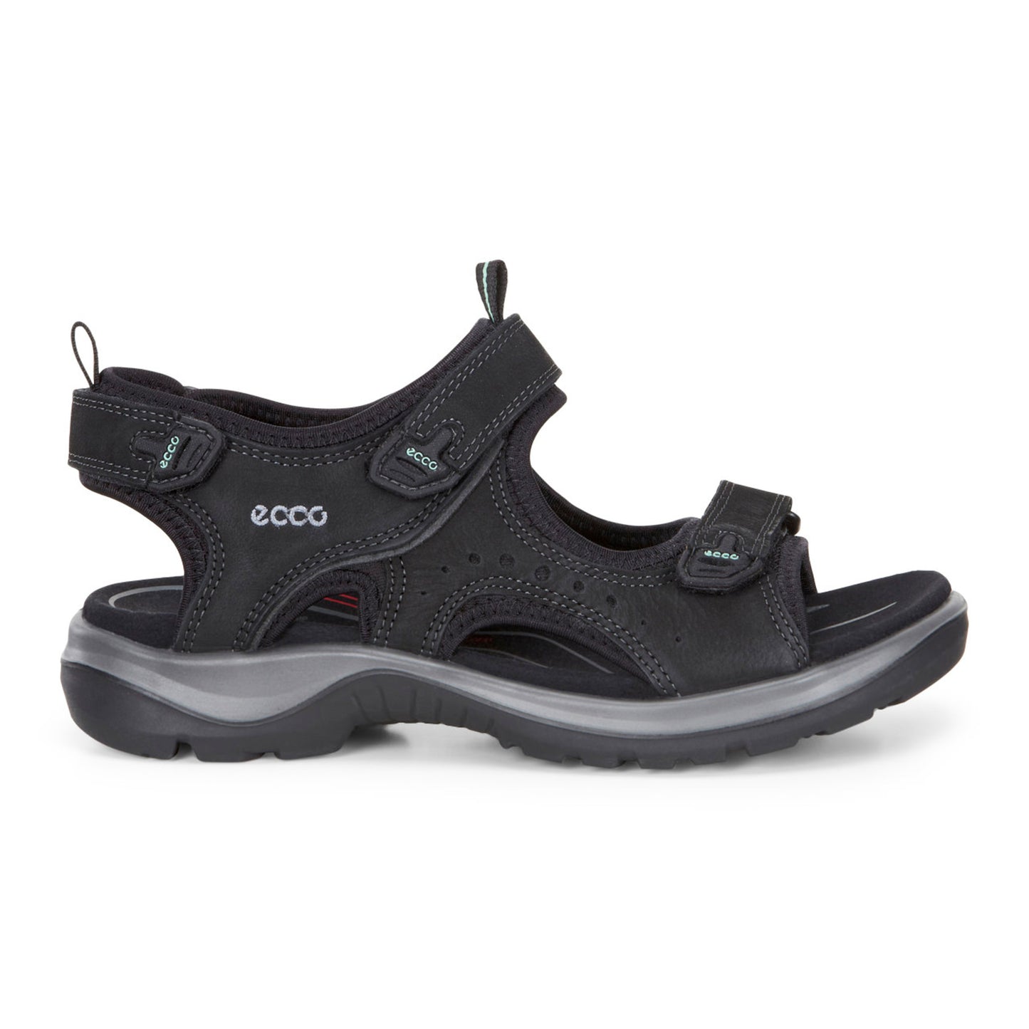 Ecco 822043 02001 Offroad Black Andes II Sandals