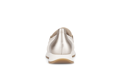 Gabor Comfort 82.472.63 Cream Weave G Fit Slip On Moccasins