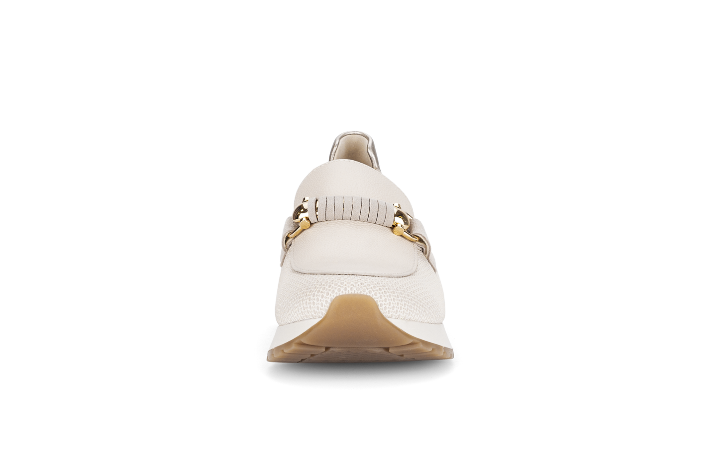 Gabor Comfort 82.472.63 Cream Weave G Fit Slip On Moccasins