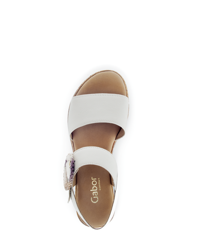 Gabor Comfort 82.706.52 Cream G Fit Slingback Sandals
