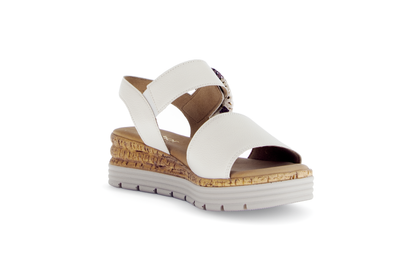 Gabor Comfort 82.706.52 Cream G Fit Slingback Sandals