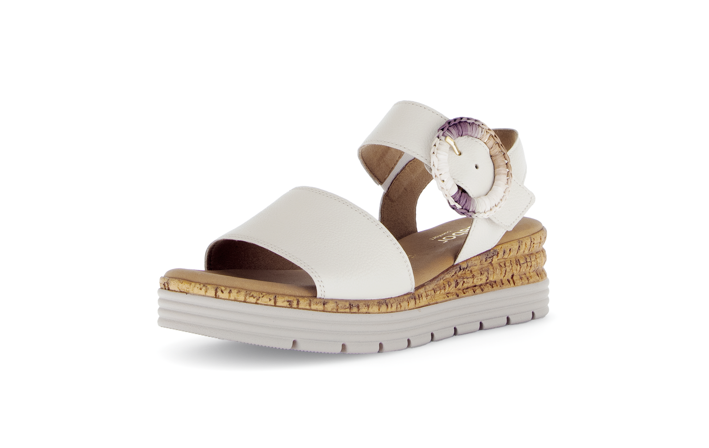 Gabor Comfort 82.706.52 Cream G Fit Slingback Sandals