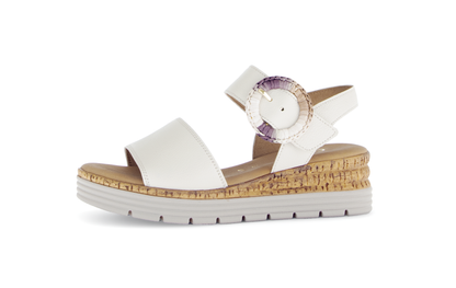 Gabor Comfort 82.706.52 Cream G Fit Slingback Sandals