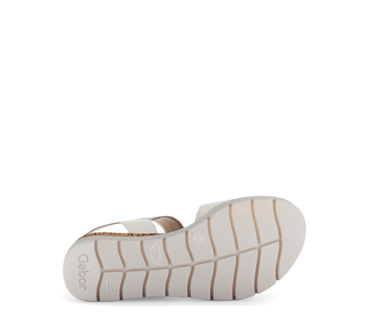 Gabor Comfort 82.706.52 Cream G Fit Slingback Sandals