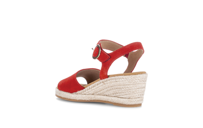 Gabor Comfort 82.710.38 Red G Fit Slingback Sandals