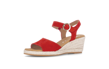 Gabor Comfort 82.710.38 Red G Fit Slingback Sandals
