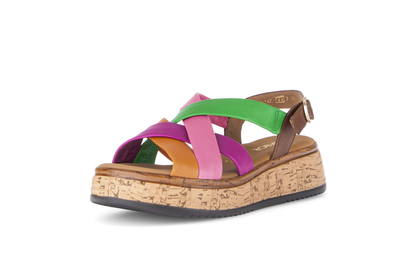 Gabor Comfort 82.743.25 Multicolour G Fit Slingback Sandals