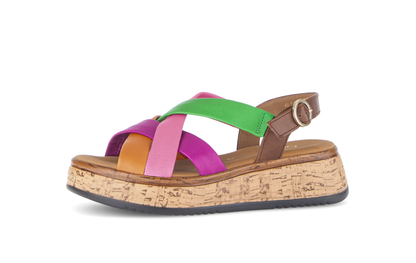Gabor Comfort 82.743.25 Multicolour G Fit Slingback Sandals