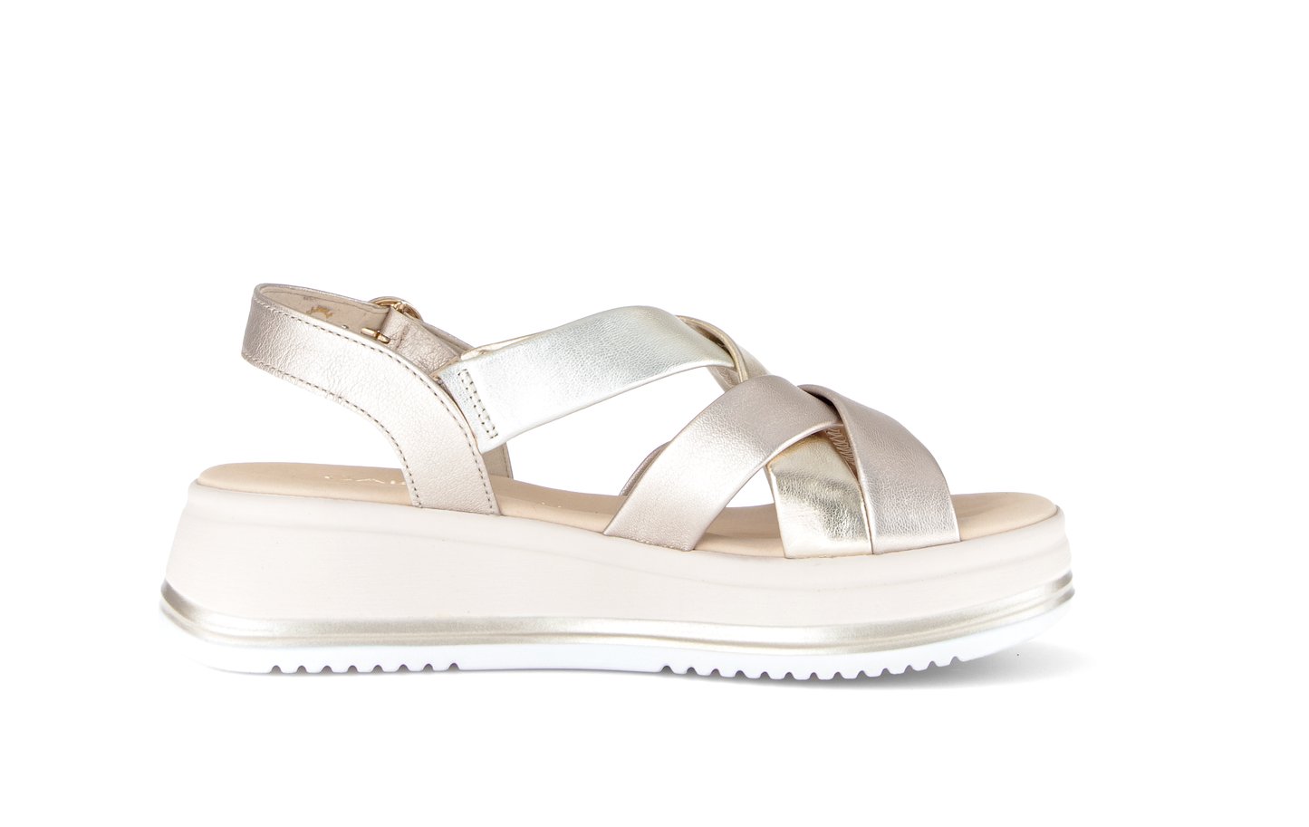 Gabor Comfort 82.743.83 Puder Gold G Fit Slingback Sandals