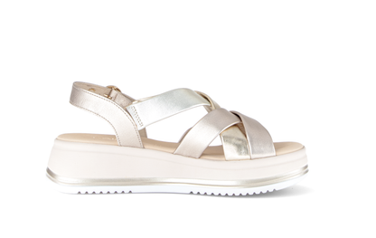 Gabor Comfort 82.743.83 Puder Gold G Fit Slingback Sandals