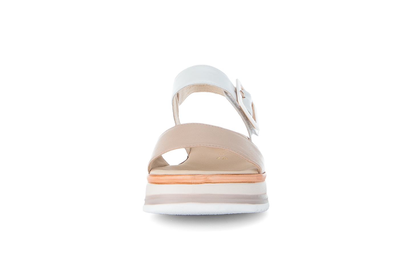 Gabor Comfort 82.744.58 White & Rose Combi G Fit Slingback Sandals