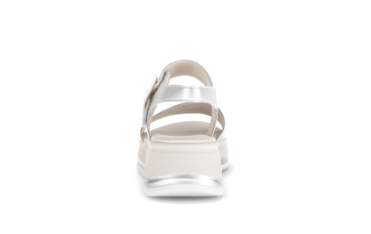 Gabor Comfort 82.744.80 Silver G Fit Slingback Sandals