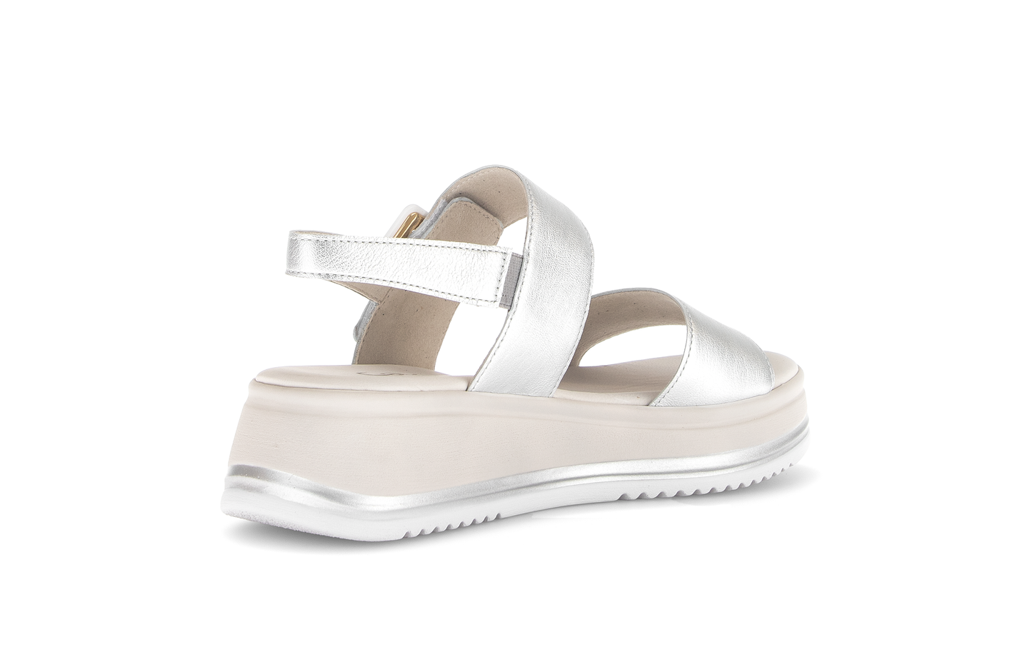 Gabor Comfort 82.744.80 Silver G Fit Slingback Sandals