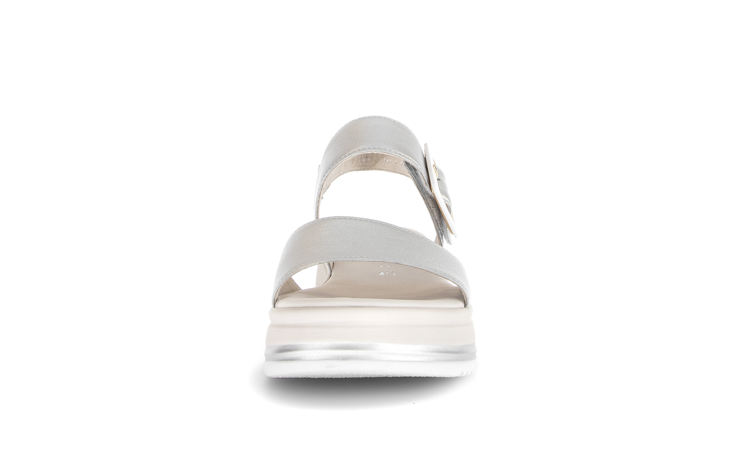 Gabor Comfort 82.744.80 Silver G Fit Slingback Sandals
