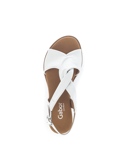 Gabor Comfort 82.751.50 White G Fit Slingback Sandals